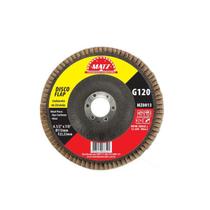 Disco Flap Desbaste Acabamento Grão 120 115x22,23mm Matz Disco Flap Desbaste Acabamento Grão 120 115x22,23mm Matz