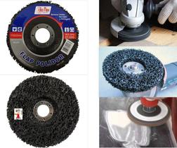 Disco Flap Desbaste Removedor Polidor Metal Madeira 115mm Disflex Disco Flap Desbaste Removedor Polidor Metal Madeira 115mm Disflex