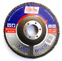 Disco Flap Disflex grão 60 - 115X22mm Disflex