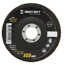 DISCO FLAP ECOINOX FIBRA CONICO 4.1/2 GRANA 120 - 10 Unidades DISCO FLAP ECOINOX FIBRA CONICO 4.1/2 GRANA 120 - 10 Unidades