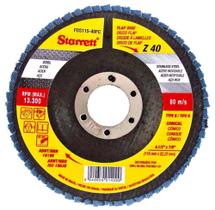 Disco Flap em Fibra de Vidro Cônico Tip - 115 X 22,23MM (4.1/2" X 7/8") Grão 40 - FDS115- - Starrett