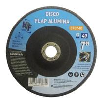 Disco flap ferro 7 polegadas grão 40