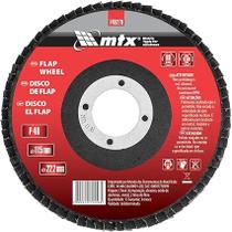 Disco Flap Grao 100, 115 X 22,2 Mm Disco Abrasivo Mtx