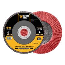 Disco Flap Grão 120 Aço Cônico 4.1/2 Fasterr FSTC10