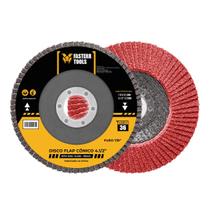 Disco Flap Grão 36 Aço Cônico 4.1/2 Fasterr FSTC05