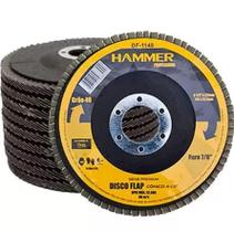 Disco Flap Grão 4.1/2 X 7/8 - 115 X 22 REF: FZ1580 - Hammer