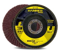 Disco Flap Hammer 4. 1/2 110mm Grão 60 Furo 22mm
