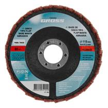 Disco Flap Manta Abrasiva Media 115x22mm P80 Gross Disco Flap Manta Abrasiva Media 115x22mm P80 Gross
