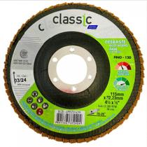 Disco Flap Norton 4.1/2'' - Grao 120 Classic - Kit C/10 Pecas