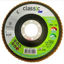 Disco Flap Norton Classic - 4.1/2'' - Grao 120 - Kit C/10 Pecas Disco Flap Norton Classic - 4.1/2'' - Grao 120 - Kit C/10 Pecas