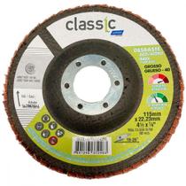 Disco Flap Norton Classic - 4.1/2'' - Grao 40 - Kit C/10 Pecas Disco Flap Norton Classic - 4.1/2'' - Grao 40 - Kit C/10 Pecas