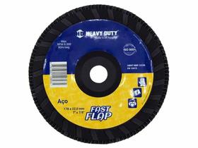 Disco Flap Nylon PTO 7" G060 Heavy Duty Alta Durabilidade