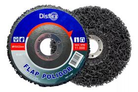 Disco flap polidor disflex 115x22mm strip esmerilhadeira lixadeira limpeza removedor fundo tinta verniz metal madeira