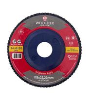 Disco Flap PVC Reto 115x22mm GR120 Eco ZA Nylon Flex SC Weld - Unica Unico