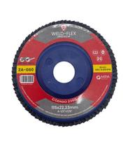 Disco Flap PVC Reto 115x22mm GR60 Eco ZA Nylon Flex SC Weld - Unica Unico
