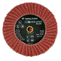 Disco Flap Quick Step 4.1/2" Grão 60 Walter 07Q456 Disco Flap Quick Step 4.1/2" Grão 60 Walter 07Q456