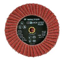 Disco Flap Quick Step 4.1/2" Grão 80 Walter 07Q458 Disco Flap Quick Step 4.1/2" Grão 80 Walter 07Q458