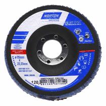 Disco Flap R822 Original 4.1/2"x7/8" Grão 120 Norton