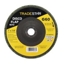 Disco Flap Reto 7" 180mm Fds180-60fc Z60 Grão 60