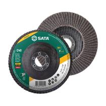 Disco Flap Sata Metal/Inox 4.1/2P G40 - Embalagem com 10 Unidades