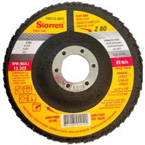 Disco Flap Starrett 4.1/2'' X 7/8''- Grao 80