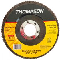 Disco Flap Thompson 4.1/2'' - Grao 50 - 1666 Disco Flap Thompson 4.1/2'' - Grao 50 - 1666