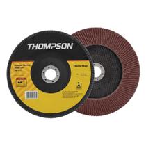 Disco Flap Thompson 4.1/2P G40 - Embalagem com 10 Unidades