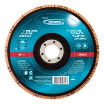 Disco flap, zirconio, grao 120, 115 x 22mm, 1pc // gross