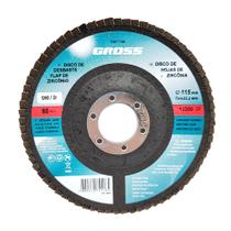 Disco flap, zirconio, grao 60, 115 x 22mm, 1pc // gross