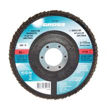 Disco flap, zirconio, grao 80, 115 x 22mm, 1pc // gross