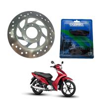 Disco freio cobreq honda biz 125 com pastilha de freio