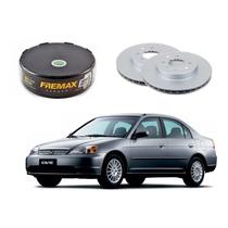 Disco Freio Dianteiro Civic 1.7 2001 A 2005