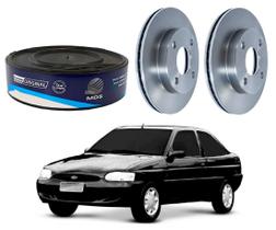 Disco freio dianteiro ford escort 1.6 2000 a 2004