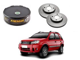 Disco freio dianteiro fremax ford ecosport 1.6 2008 a 2012