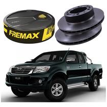 Disco Freio Dianteiro Fremax Hilux 3.0 Aro 15 2012 A 2015