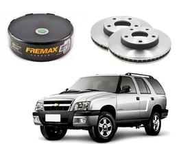 Disco freio dianteiro fremax original chevrolet blazer 4x4 2.4 2.8 2008 a 2011