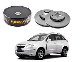 Disco freio dianteiro fremax original chevrolet captiva 3.0 2011 a 2013