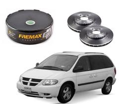 Disco freio dianteiro fremax original chrysler grand caravan 3.8 1998 a 2001