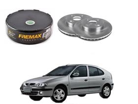 Disco freio dianteiro fremax renault megane 1.6 2.0 16v 1998 a 2006