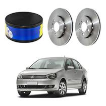 Disco Freio Dianteiro Hipper Polo Sedan 1.6 2013 A 2015