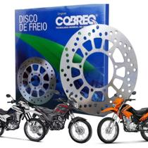 Disco Freio Dianteiro Honda Nxr Bros 150 160 XRE 190 2003 2004 2005 2006 2007 2008 2009 2010 2011 2012 2013 2014 2015 2016 2017 2018 Cobreq 0011dis