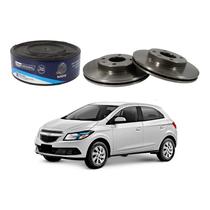 Disco Freio Dianteiro Mds Onix 1.0 1.4 2012 A 2016