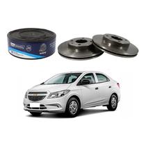 Disco Freio Dianteiro Mds Prisma 1.0 1.4 2012 A 2016