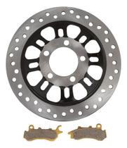 Disco Freio Dianteiro + Pastilha Honda Cg160 Cbs 2016 Em Diante