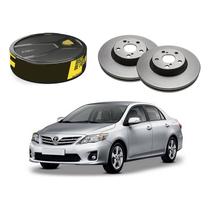 Disco Freio Dianteiro Toyota Corolla 1.8 2.0 2009 A 2014