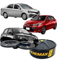 Disco Freio Dianteiro Ventilado Etios Yaris 2013 À 2022