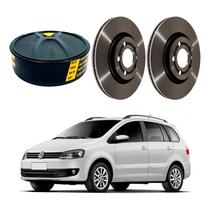 Disco Freio Dianteiro Volkswagen Spacefox 1.6 2012 A 2014