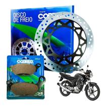 Disco Freio + Pastilha Ybr 125 Factor 2009/15 Cobreq