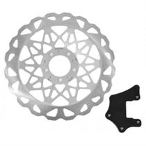 Disco Freio Scud Dianteiro 290mm Titan 150 04-08 Esportivo Prata