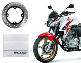 Disco Freio Scud Traseiro Cb 300 Sem Abs Ano 2009 Até 2015